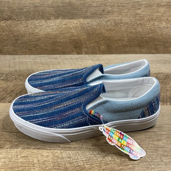VANS Classic Slip On Together As Ourselves Classic Shoes Mens 6 Womens 7.5 NEW - Picture 4 of 10